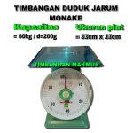 Timbangan Duduk Jarum MONAKE Kapasitas 60 kg