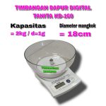 Timbangan Dapur Digital Tanita KD - 160 Kapasitas 2kg x 1g