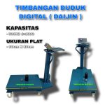 Timbangan Duduk Digital DAIJIN Kapasitas 500kg Platform 60 x 80cm