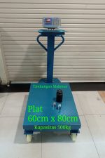 Timbangan Duduk Digital DAIJIN Kapasitas 500kg Platform 60 x 80cm - Image 2