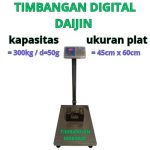 Timbangan Duduk Digital DAIJIN Kapasitas 300Kg Plat 45x60cm