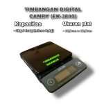 Timbangan Dapur Digital Camry Ek - 3840 Kapasitas 3kg x 1g (MICRO)