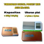Timbangan Emas Pocket ACIS MA 100A Kapasitas 100g x 0.01g