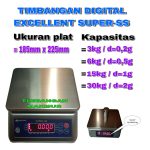 Timbangan Meja Digital Water Proof Excellent SUPER SS