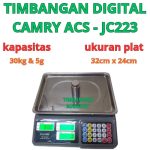 Timbangan Digital Camry ACS JC223 Kapasitas 30kg x 5g Price Computing dan Counting Pieces Scale